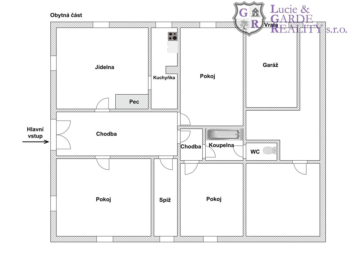 Prodej rodinného domu 175 m², pozemek 2865 m² – fotografie 3