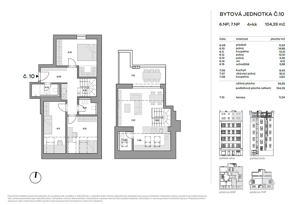 Prodej bytu 4+kk 104 m² – fotografie 5