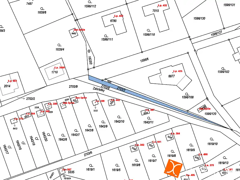 Prodej pozemku 167 m², Beroun – náhled fotky 2