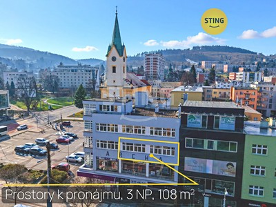 Pronájem bytu 3+kk 108 m²