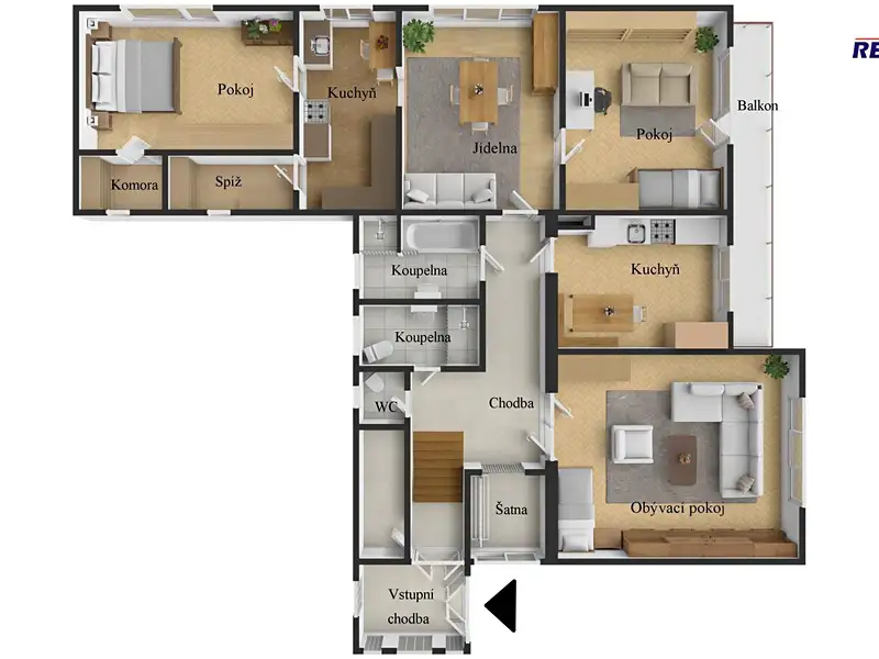Prodej rodinného domu 200 m², pozemek 844 m², Kravaře – náhled fotky 2