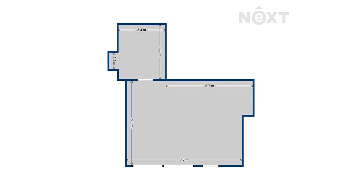 Pronájem obchodního prostoru 70 m² – fotografie 2