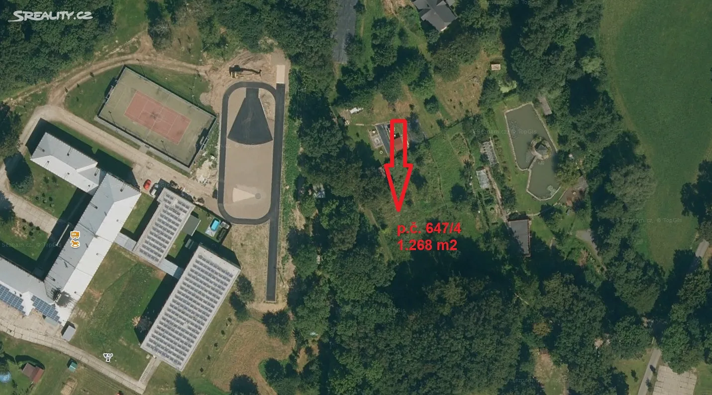 Prodej pozemku 1268 m²