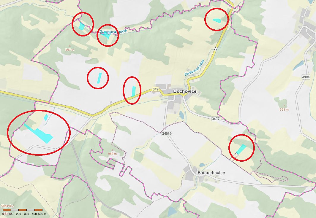 Prodej pole 54066 m²
