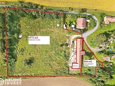 Prodej  komerčního pozemku 7 505 m²