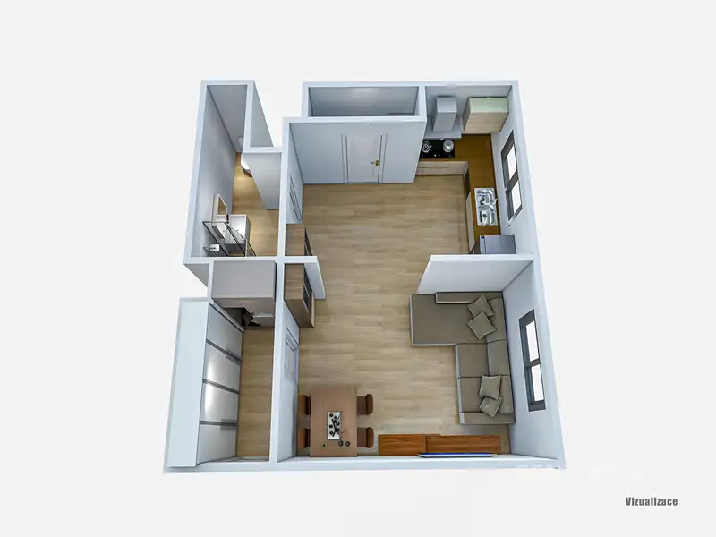 Prodej bytu 1+1 42 m², Vyškov – náhled fotky 3