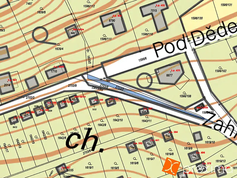 Prodej pozemku 167 m², Beroun – náhled fotky 3