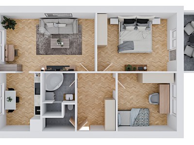 Prodej bytu 3+1 74 m² (Jednopodlažní)