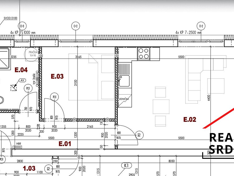 Pronájem bytu 2+kk, 48 m² (14 z 22)