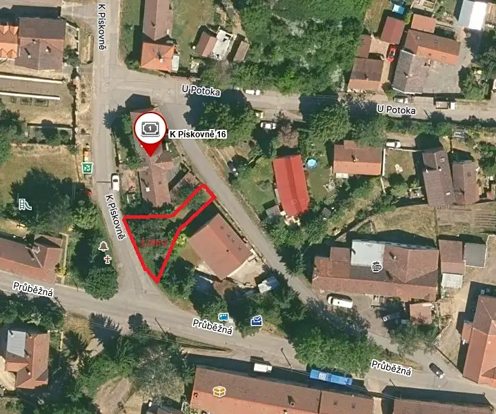 Prodej stavebního pozemku 129 m², Vodochody – náhled fotky 3