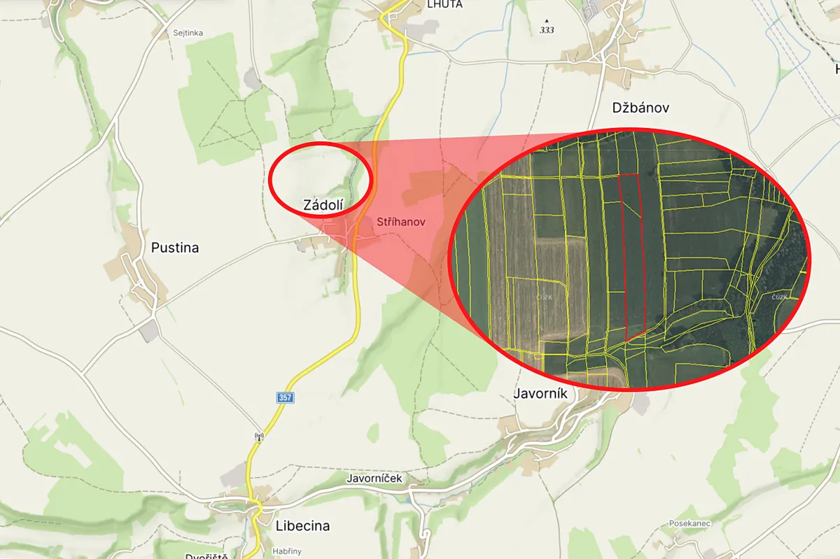 Prodej pole 13969 m²