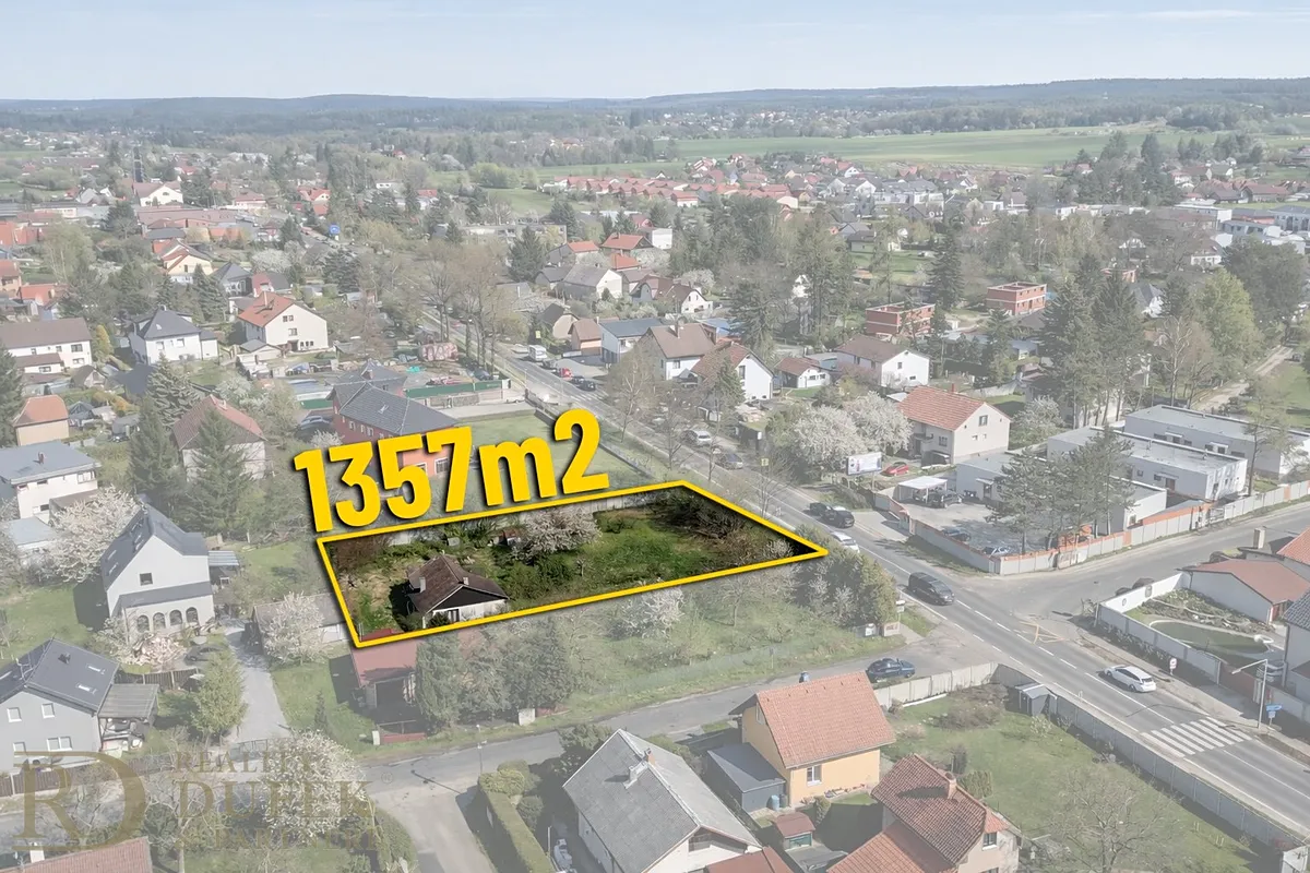 Prodej stavebního pozemku 1357 m²
