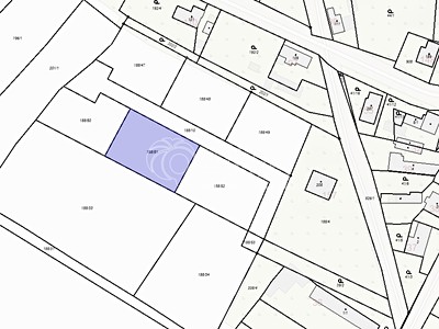 Prodej  stavebního pozemku 1 121 m²