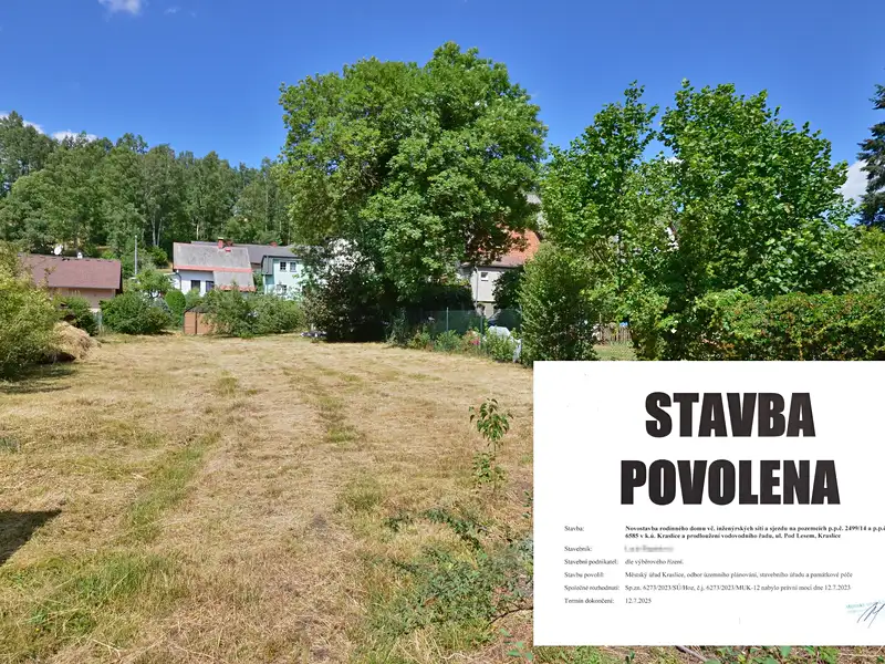 Prodej stavebního pozemku 630 m², Kraslice – náhled fotky 2