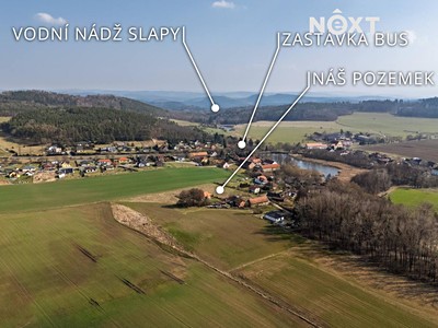 Prodej  stavebního pozemku 1 200 m²