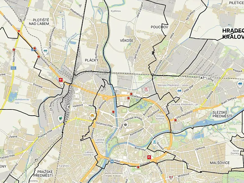 Dražba pozemku 437 m², Hradec Králové – náhled fotky 3