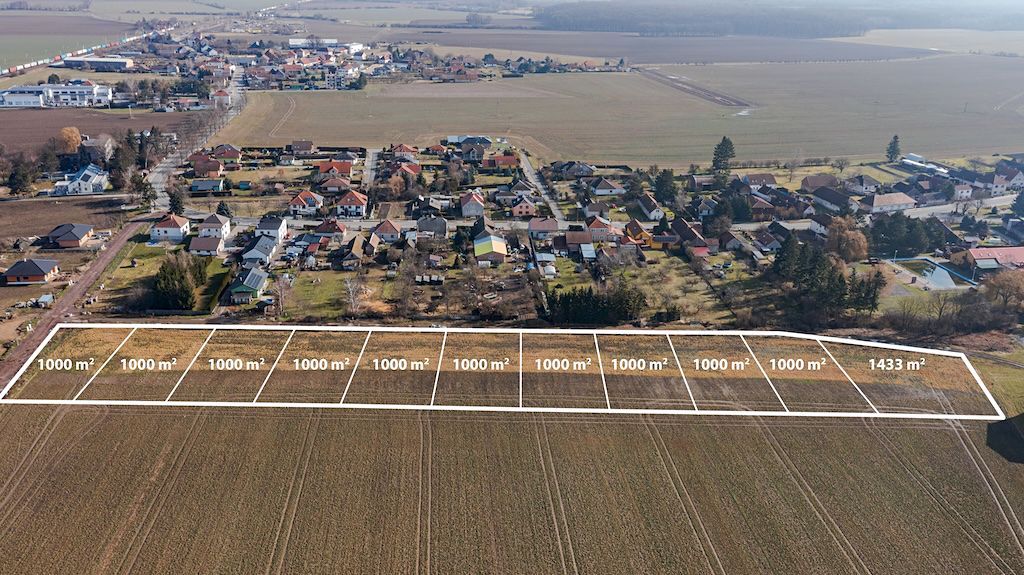 Prodej stavebního pozemku 1000 m² – fotografie 2