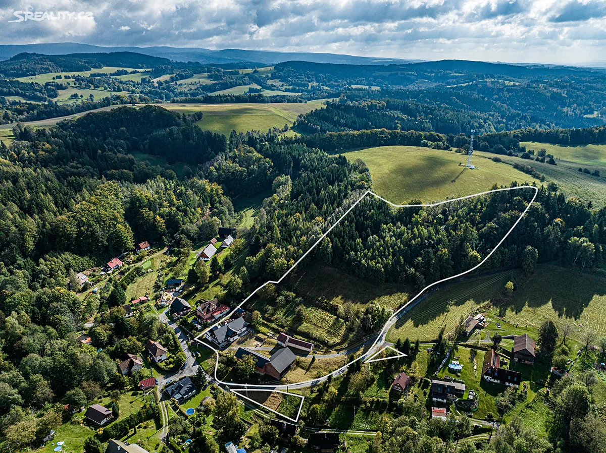 Prodej chalupy 417 m², pozemek 22423 m² – pohled 2