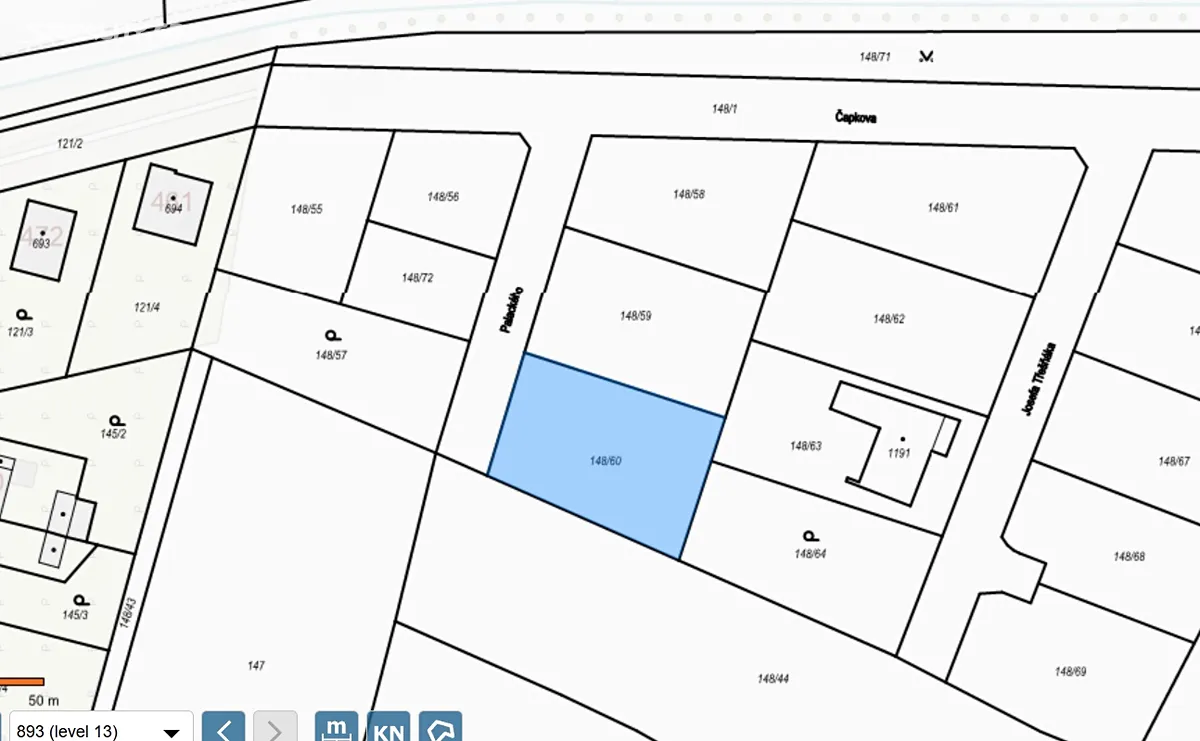 Prodej stavebního pozemku 945 m², Sendražice