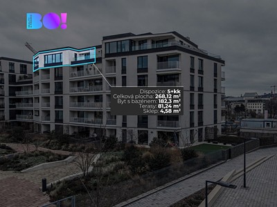 Pronájem bytu 5+kk 268 m²