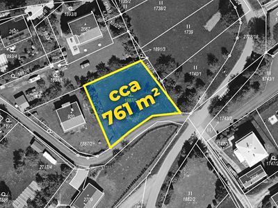 Prodej stavebního pozemku 761 m²