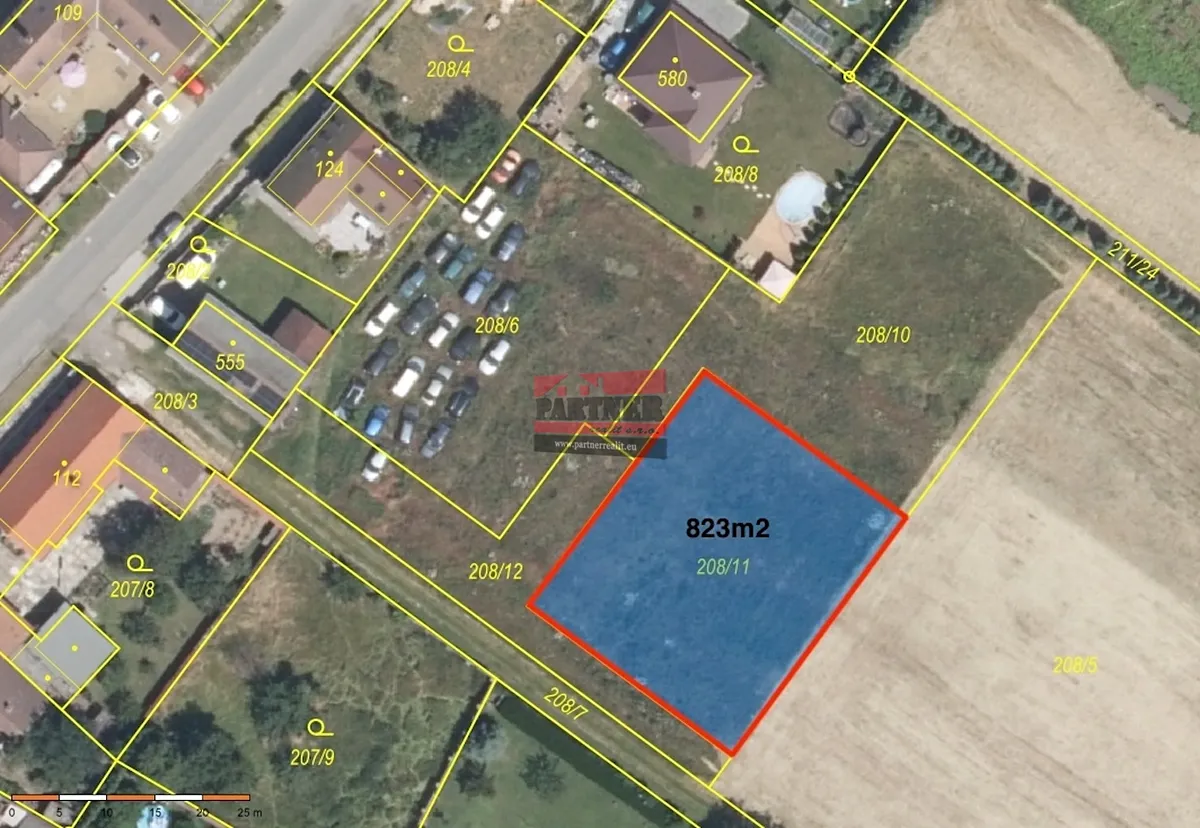 Prodej stavebního pozemku 823 m²
