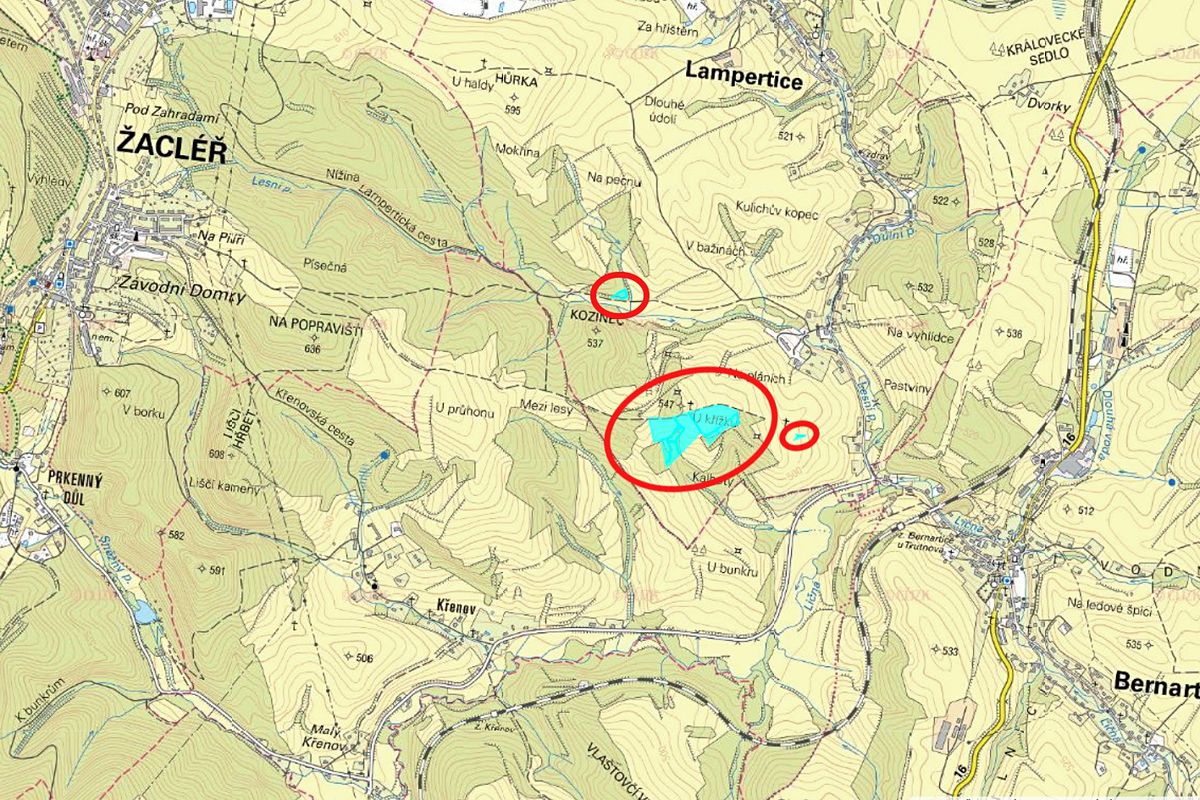 Prodej louky 52045 m²