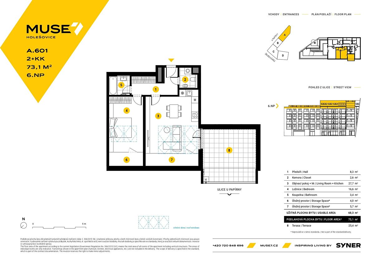Prodej bytu 2+kk 73 m² – fotografie 2
