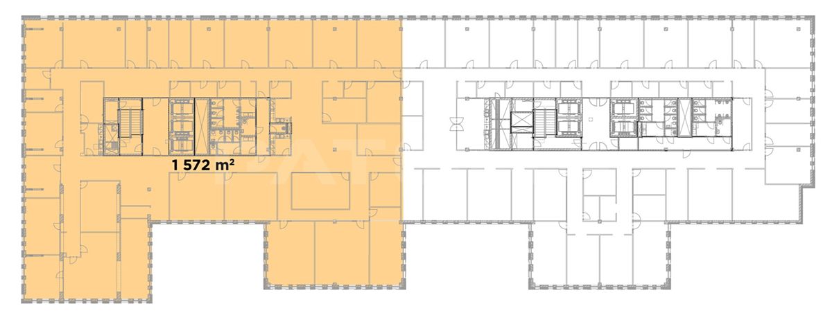 Pronájem kanceláře 844 m² – fotografie 3