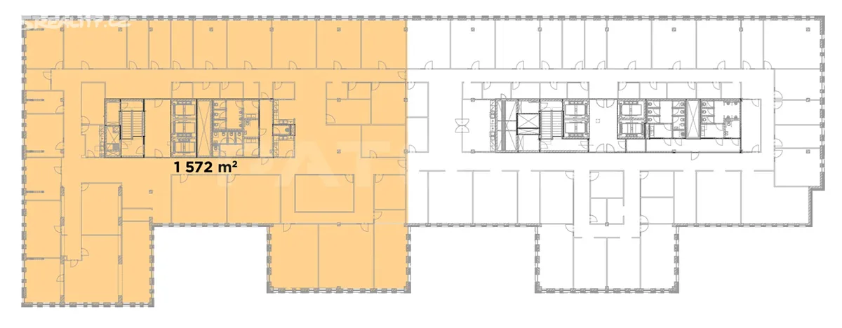 Pronájem kanceláře 520 m² – pohled 3