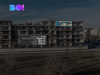 Pronájem bytu 3+kk 108 m²