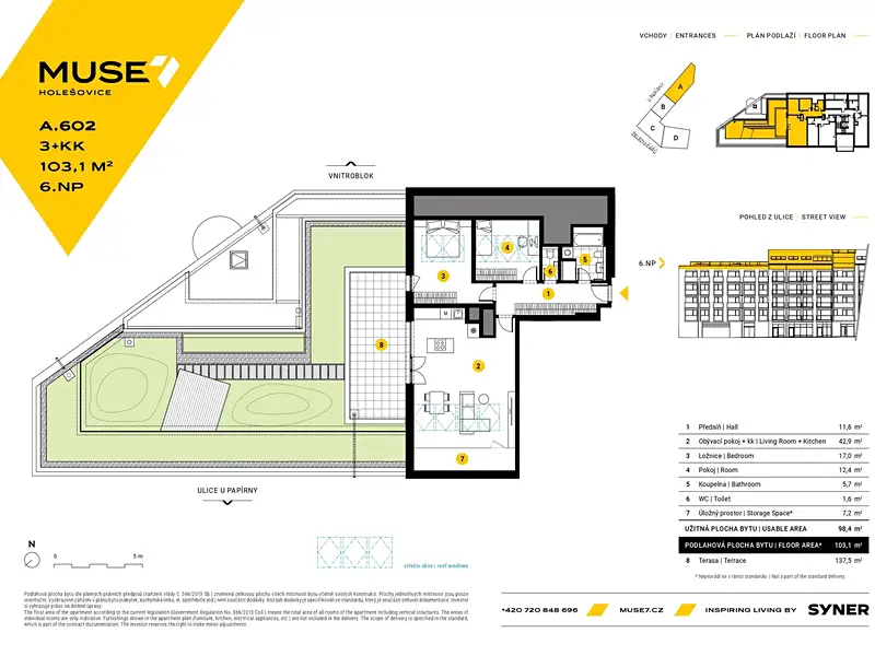 Prodej bytu 3+kk 103 m², Praha – náhled fotky 2