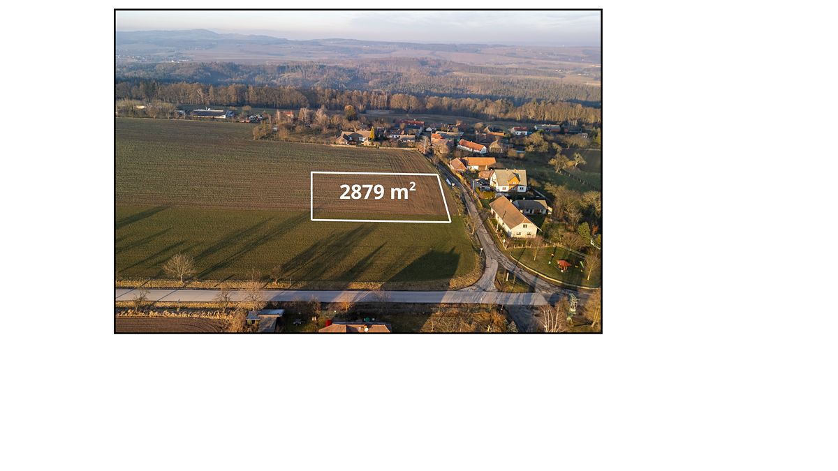 Prodej stavebního pozemku 2879 m²