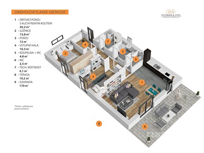 Prodej bytu 3+kk 79 m² — photo 2