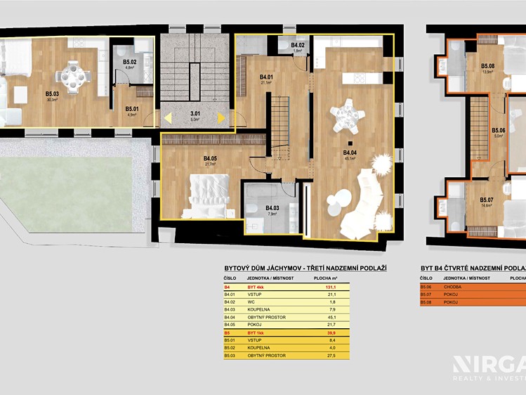 Wohnung 4+kk zum Kauf, 40 m² (1 von 3)