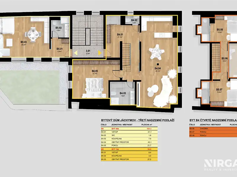 Prodej bytu 4+kk 40 m², náměstí Republiky, Jáchymov, okres Karlovy Vary