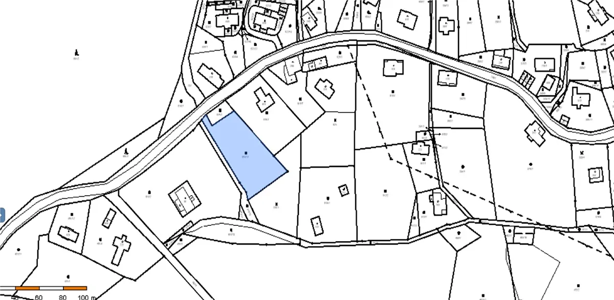 Prodej stavebního pozemku 2313 m² – pohled 3