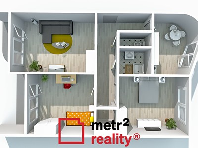 Prodej bytu 3+1 92 m²