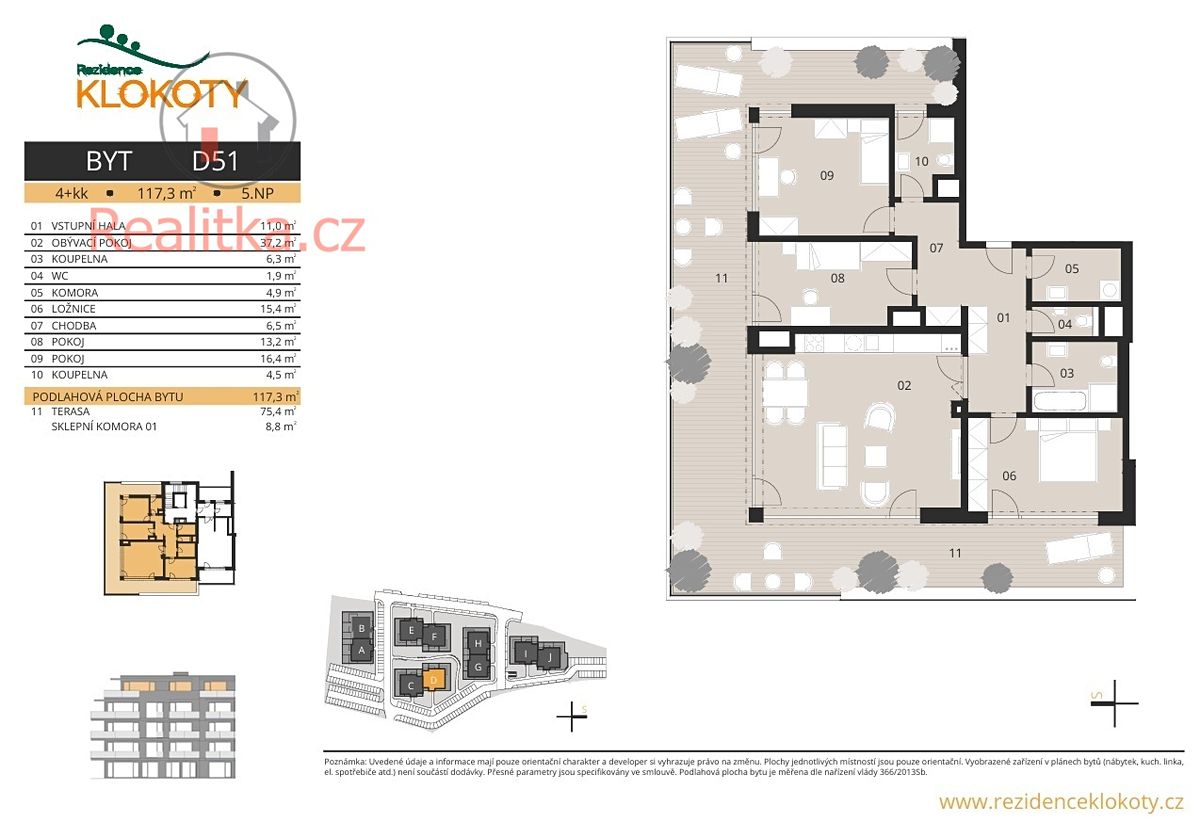 Prodej bytu 4+kk 117 m² – fotografie 4