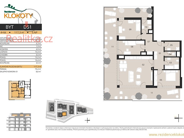 Квартира 4+kk на продаж, 117 м² (4 з 11)