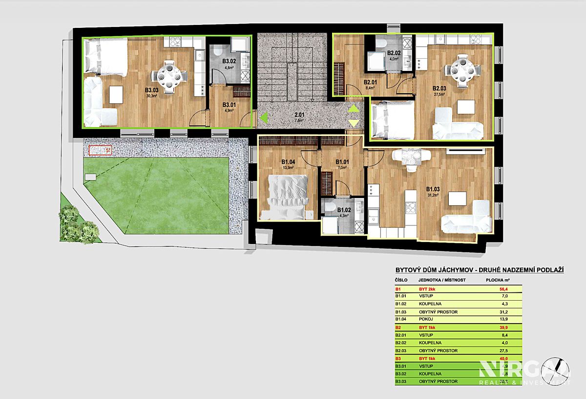 Prodej bytu 1+kk 40 m²