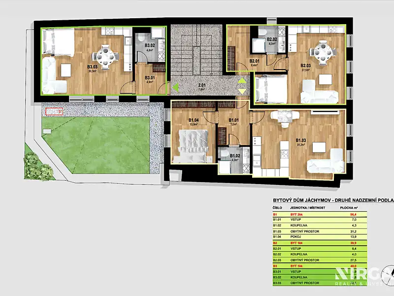 Prodej bytu 1+kk 40 m², náměstí Republiky, Jáchymov, okres Karlovy Vary