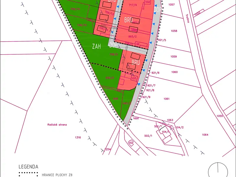 Prodej stavebního pozemku 5758 m², Račice nad Trotinou – náhled fotky 2