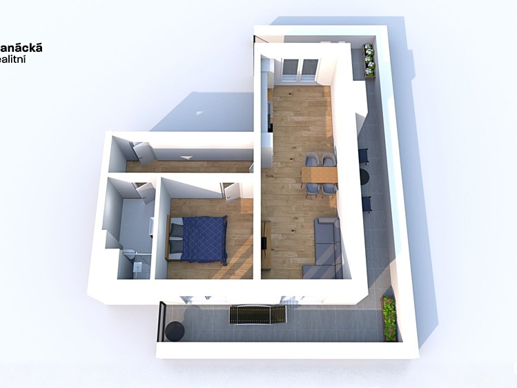 Wohnung 2+kk zur Miete, 54 m² (16 von 23)