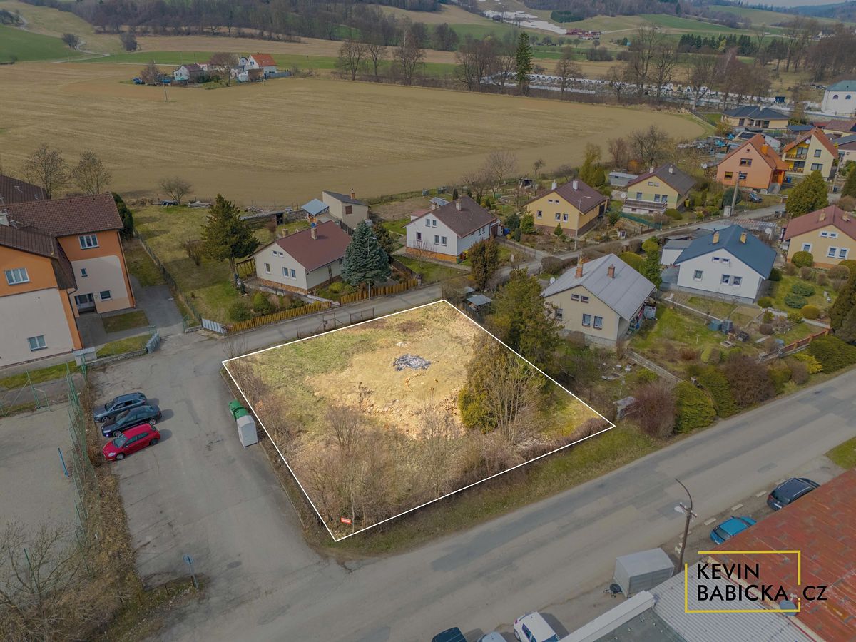Prodej stavebního pozemku 747 m², Olešnice – fotka 1 z 3