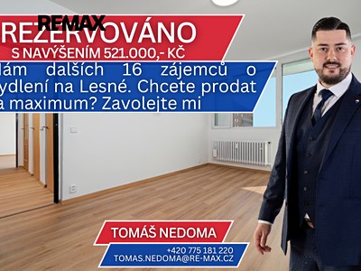 Prodej bytu 2+1 55 m² (Jednopodlažní)