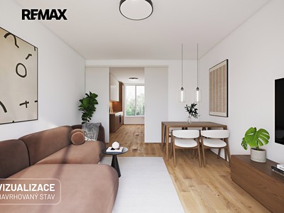 Prodej bytu 2+1 55 m² (Jednopodlažní)