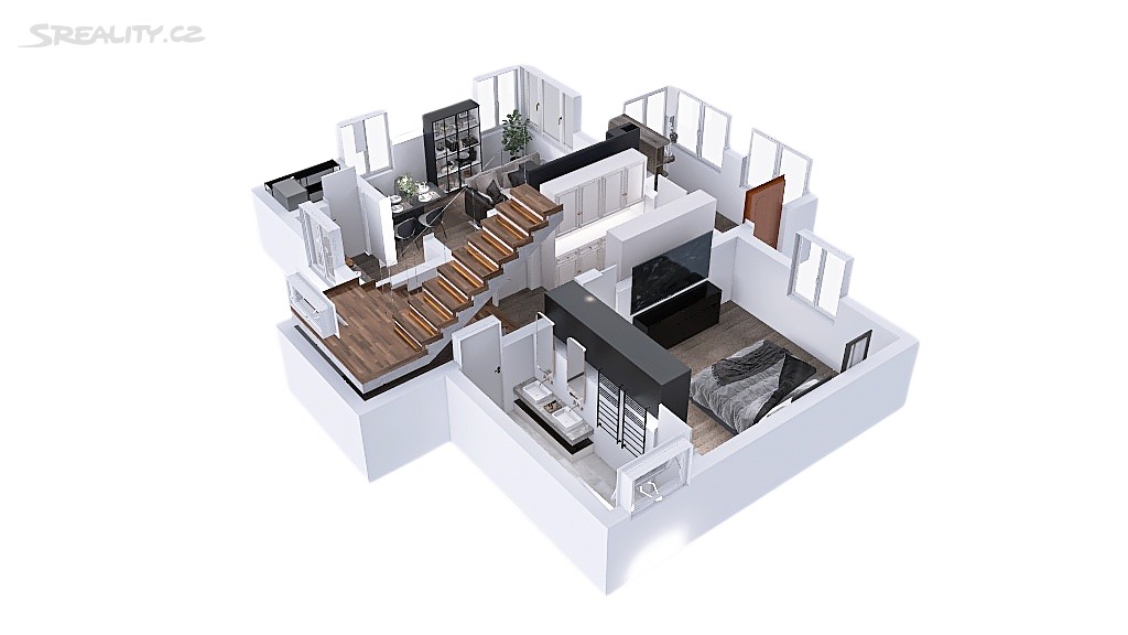 Prodej  rodinného domu 180 m², pozemek 852 m² – pohled 2