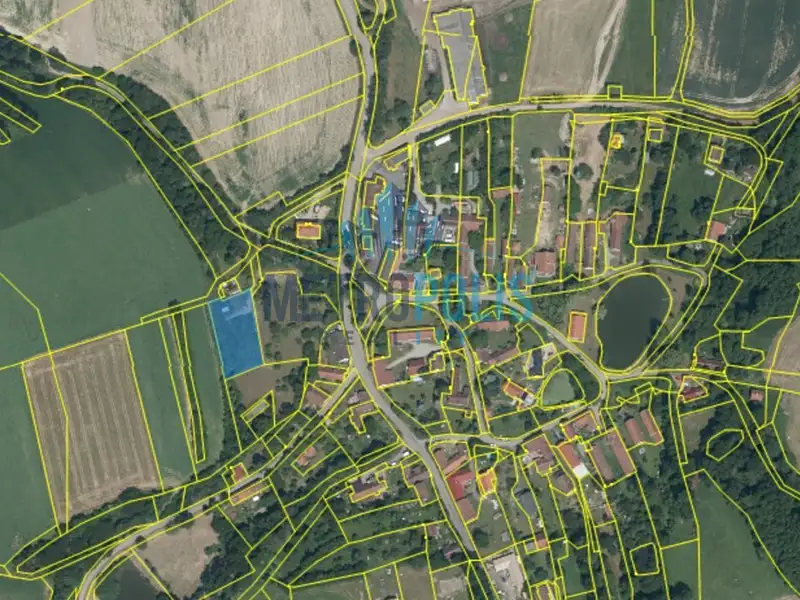 Prodej stavebního pozemku 1949 m², Postupice – náhled fotky 1