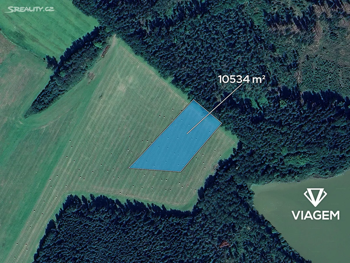 Prodej podílu 1/6 pole 1755 m² – pohled 2